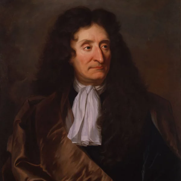 Hyacinthe Rigaud, _Portrait de J. Lafontaine_